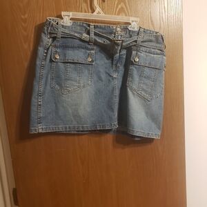 Denim Mini Skirt